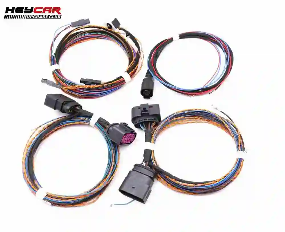HID Xenon Headlight 10 to 14 Pin Connector Adapter harness Wire Cable For VW Golf 6 MK6 VI R20