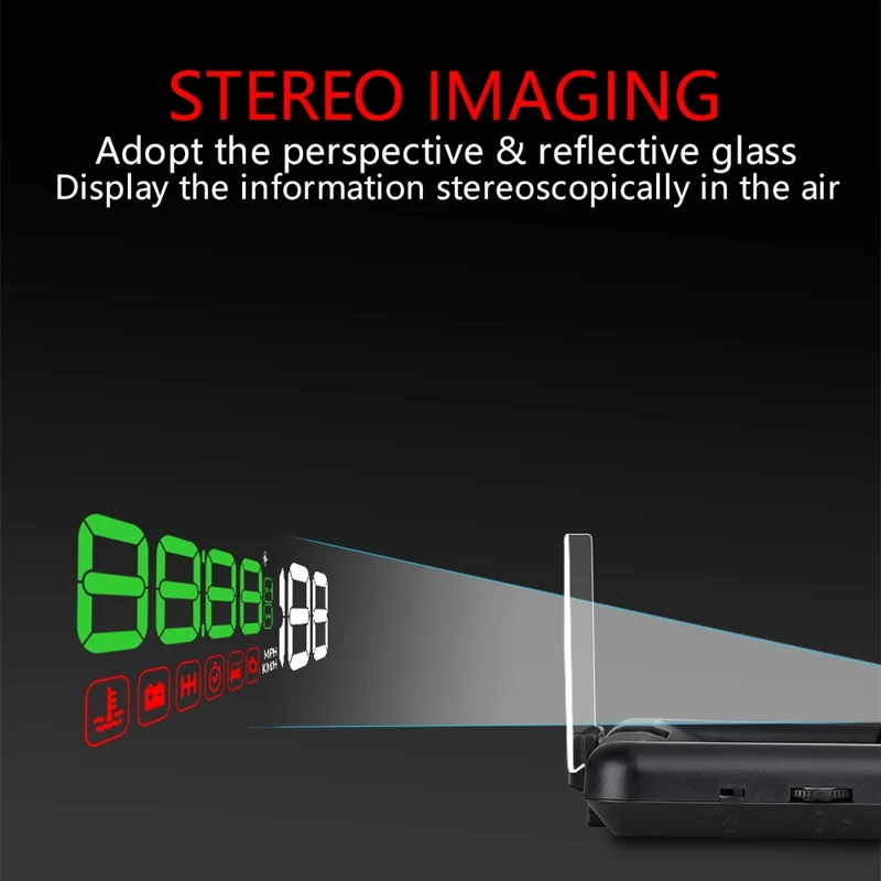 

New Digital Speedometer C500 OBD Car Speed Projector Hud Head Up Display