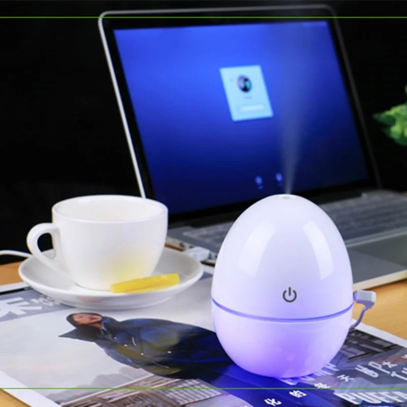

New 200ML Egg Shape Ultrasonic Essential Air Purifer Humidifier Aroma Huile Essentiel Aromatherapy Mist Maker Air Freshener 2W
