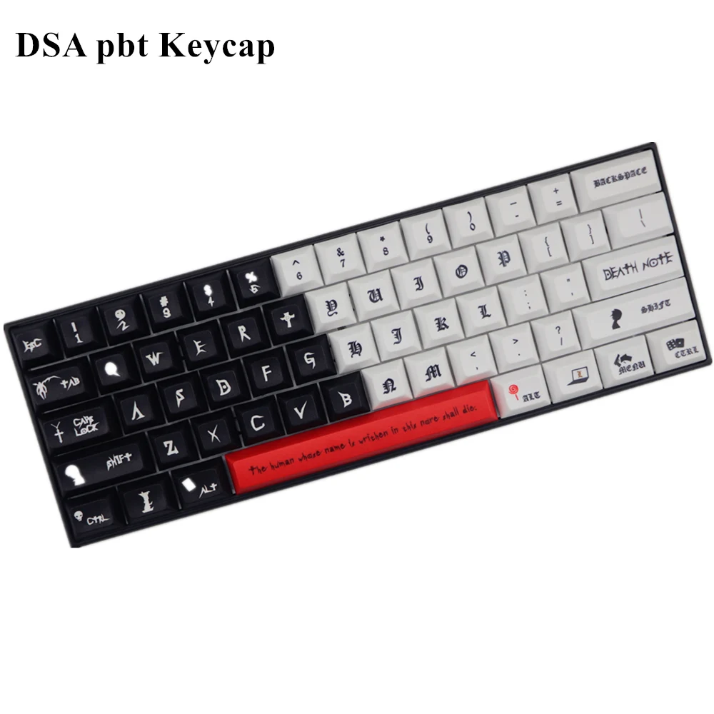 Новое поступление DSA pbt keycap dye sub keycaps 61 Ключ для cherry mx Переключатель