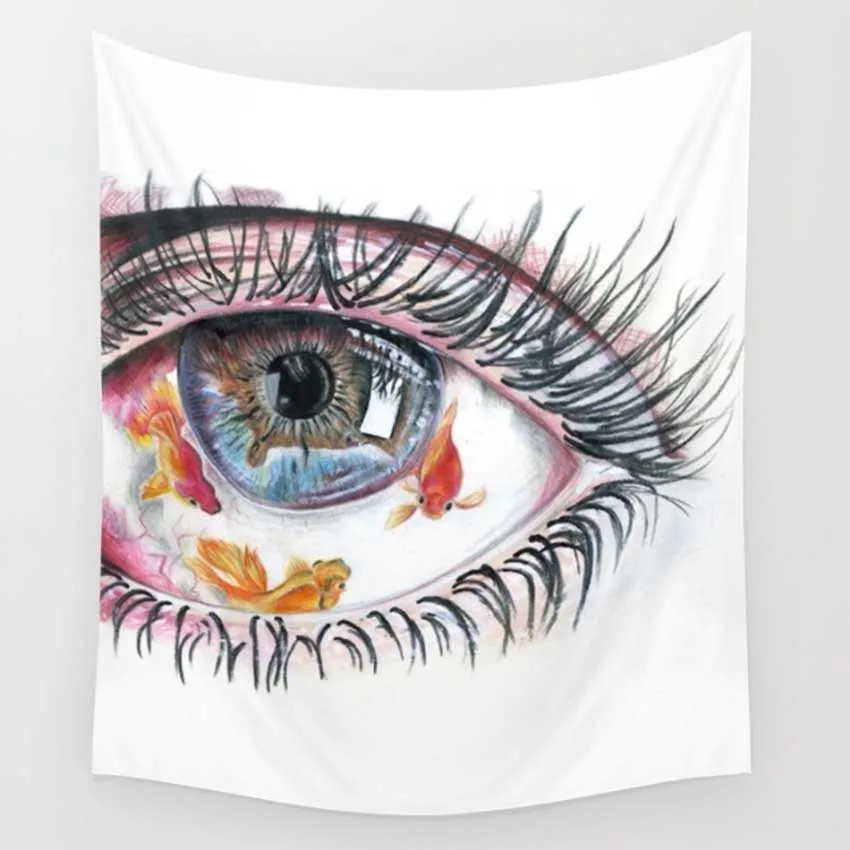 Kiwiberry HD Animal Indian Lion Tapestry Wolf Elephant Tiger Printed Wall Carpet Polyester Tapestries Home Decorative Mandala