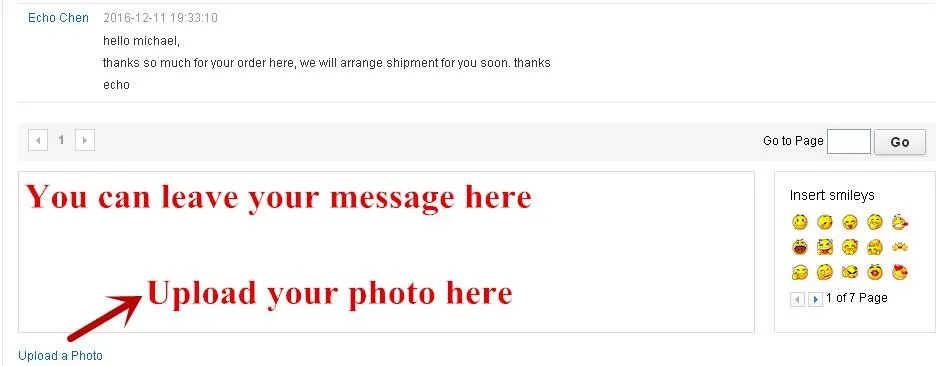leave message
