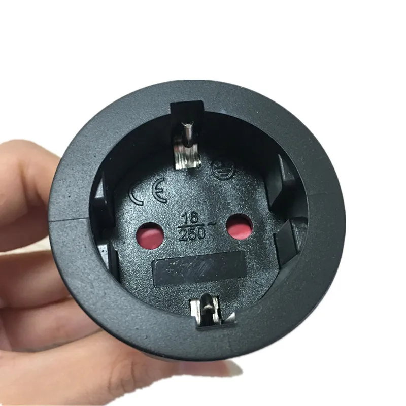 

EU Germany Multifunction electrical AC power adaptor socket PVC flame retardant Travel home wiring female/Male plug 16A 250V