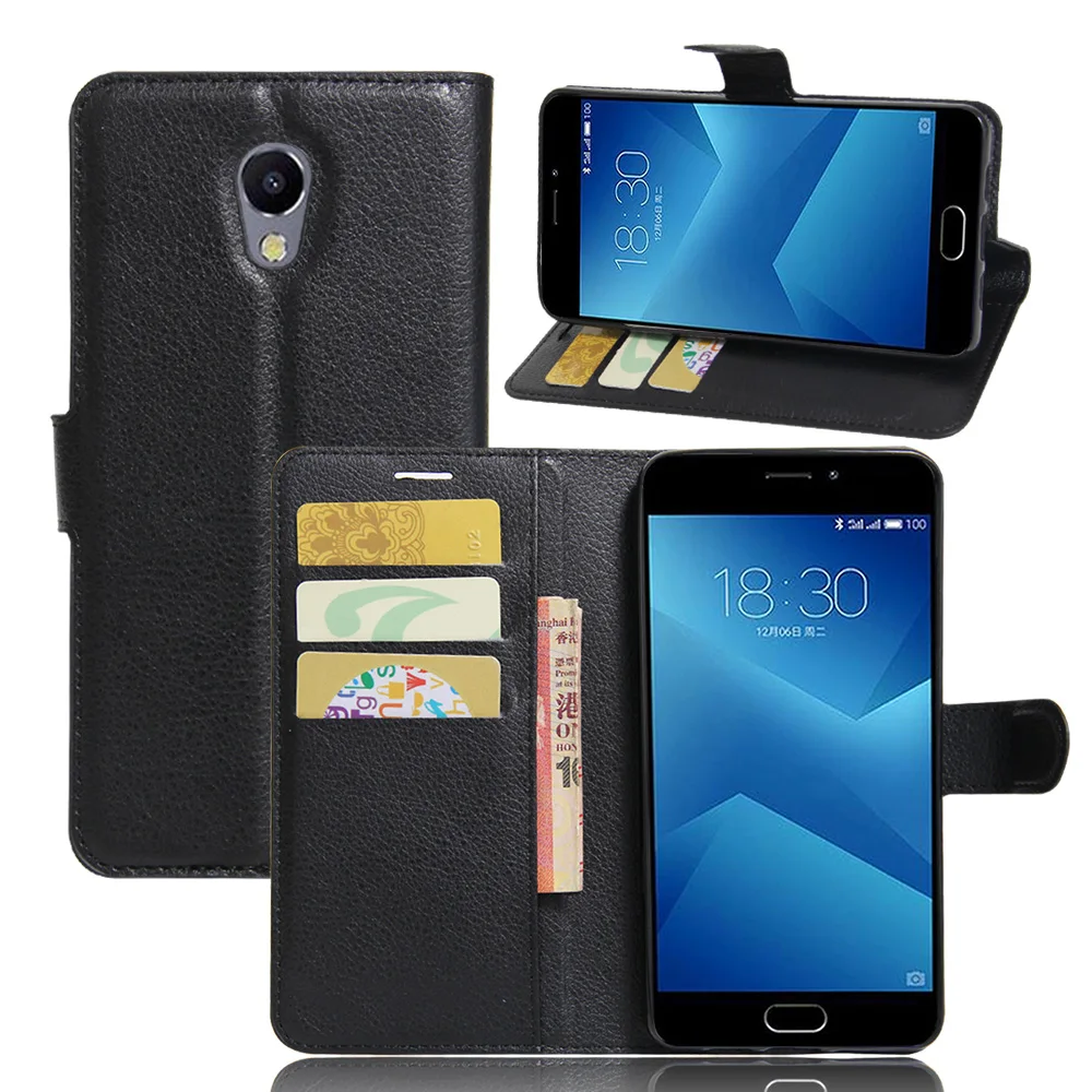 

YINGHUI For Meizu M5 Note Wallet PU Leather Flip Cover For Meizu Meilan Note 5 5.5" Phone Case Bags With Stand And Card Holder