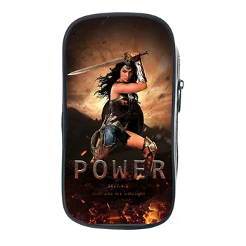

Wonder Woman Kids Pencil Bag Students Cute Stationery Bag Fashion New Top Quality Pen Bag for Kids Boys Girls Surprise Gifts