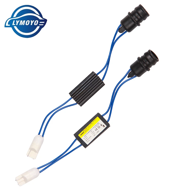 

LYMOYO 2PCS/lot t10 w5w Canbus no Error Warning Canceller Decoder Car LED Load Resistor No Flickering Decoder 12v
