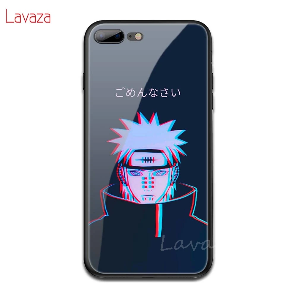 Lavaza Наруто Боль закаленное стекло мягкий чехол для iPhone 6 6S 7 8 Plus 5 5S SE XR X XS 11 Pro MAX чехол - Цвет: TG6