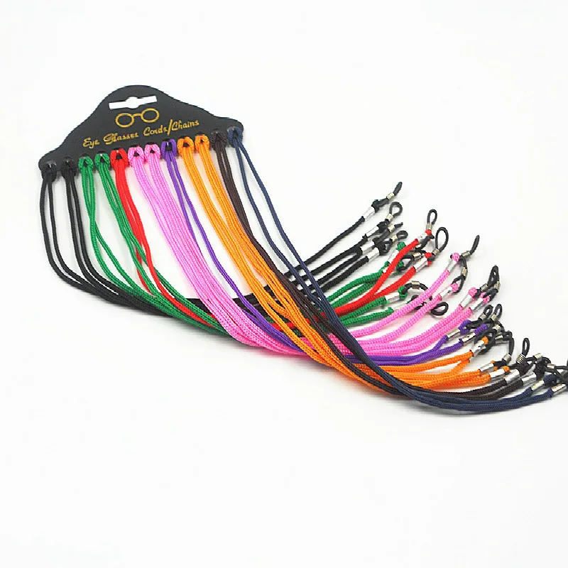 

12pcs/lot Colorful Eyewear Nylon Cord Reading Glass Neck String Strap Eyeglass Holder Rope 12 NEW Lanyards