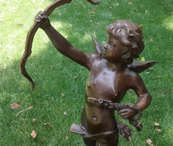 

Art Deco Sculpture Cupid Bronze Statue