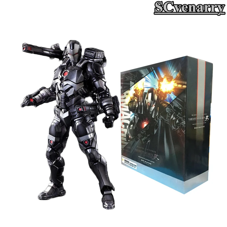 

Avengers Infinity War PA War Machine Black Iron Man James Rhodes PVC Action Figure PLAYARTS Model Collectible Toy 27cm