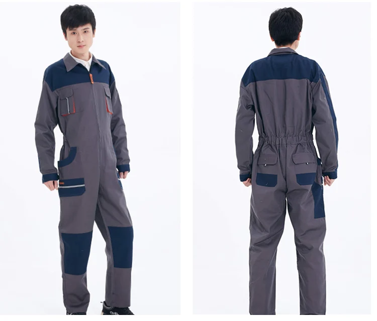 Men Women Overalls Labor protective Work clothing Dust-proof Comfortable Breathable Machine Auto repair Long-sleeve Coveralls  (2)