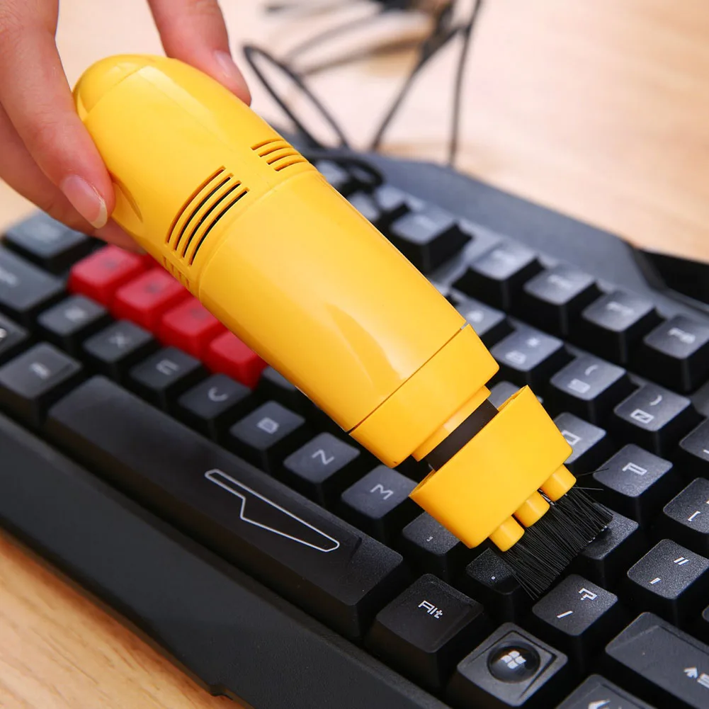 4Pcs Computer PC Keyboard Mini USB Vacuum Dust Cleaner Portable Brush Tools BR-19ING