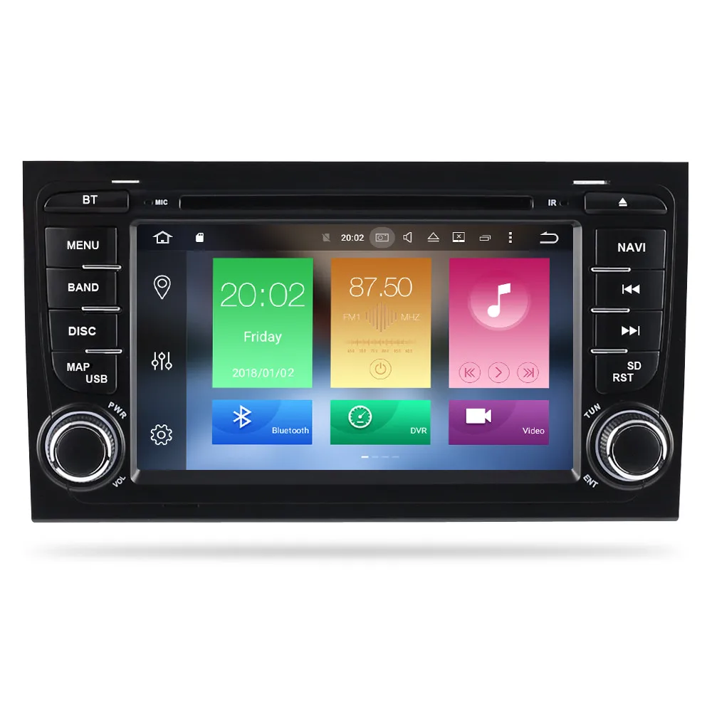 Sale Android 9.0 car Radio DVD Multimedia player for Audi A4 S4 2002-2008 Auto Audio Bluetooth GPS stereo Video Navigation 11