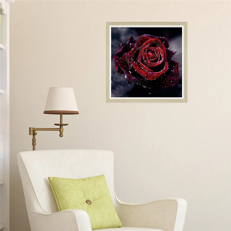 

5D DIY Creative Art Flower Landscape Diamond Painting Full Diamond Cross Stitch Square Diamond Home Stick Embroidery Painting