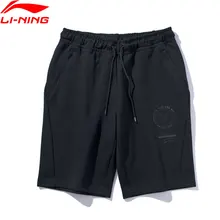 Li-Ning Мужская серия WADE шорты 72% хлопок 28% полиэстеровый Обычный Fit карманы Drawstring Спортивные шорты AKSP049 CAMJ19