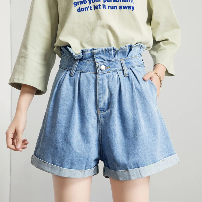 Schinteon Women Denim Shorts Summer 