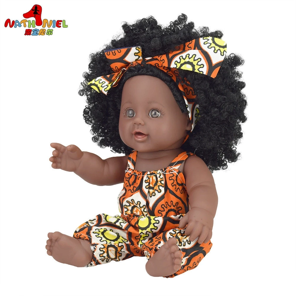 Ванна Черная! 12 дюймов kawaii baby dolls reborn силиконовый винил 30 см для новорожденных poupee