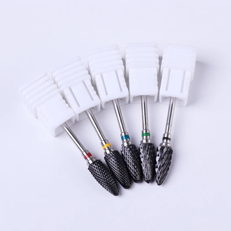 Black Head Nail Drill Bits Machine Nail File Tool XC C M F XF Multi Size Electric Sander Nail Art Replacement Tool 1 Pc