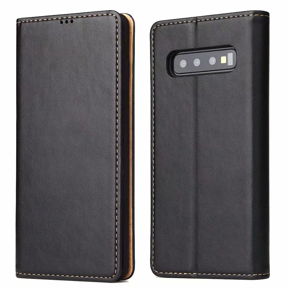 Leather Flip Cases For Samsung S10 Case Galaxy S10 Plus Case Wallet