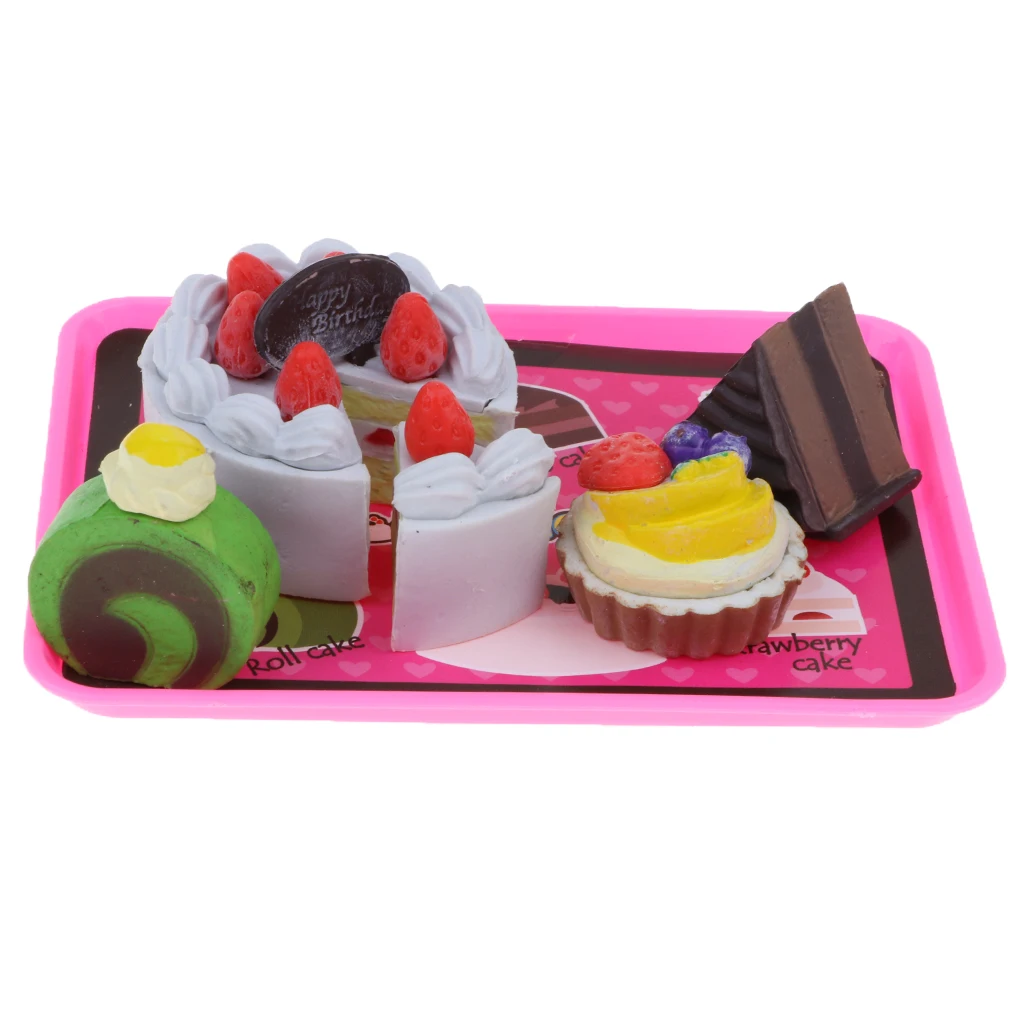 Low price Simulation sweet Cake Store Cash Register Playset toys for Children's Pretend Play Toy Birthday Gift