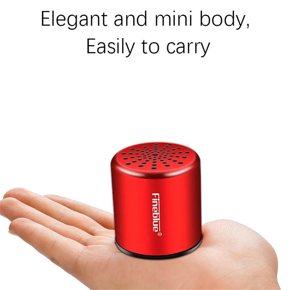 HIPERDEL Мини Bluetooth динамик беспроводной портативный бас стерео персонализированный