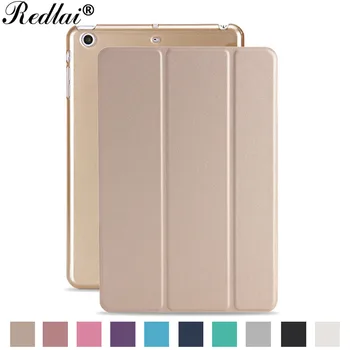 

Case for iPad 9.7 inch 2017,Redlai Ultra-thin PU Leather Trifold Smart Case Transparent Back Cover Case For iPad 9.7 2017 Model