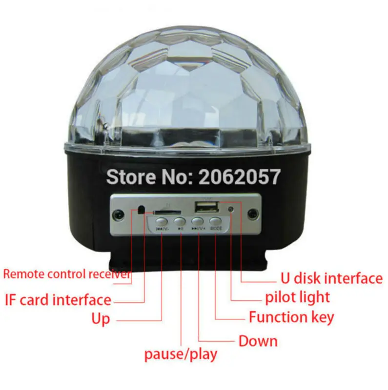KARRONG LED Bluetooth магический шар Диско DJ пульт дистанционного управления свет