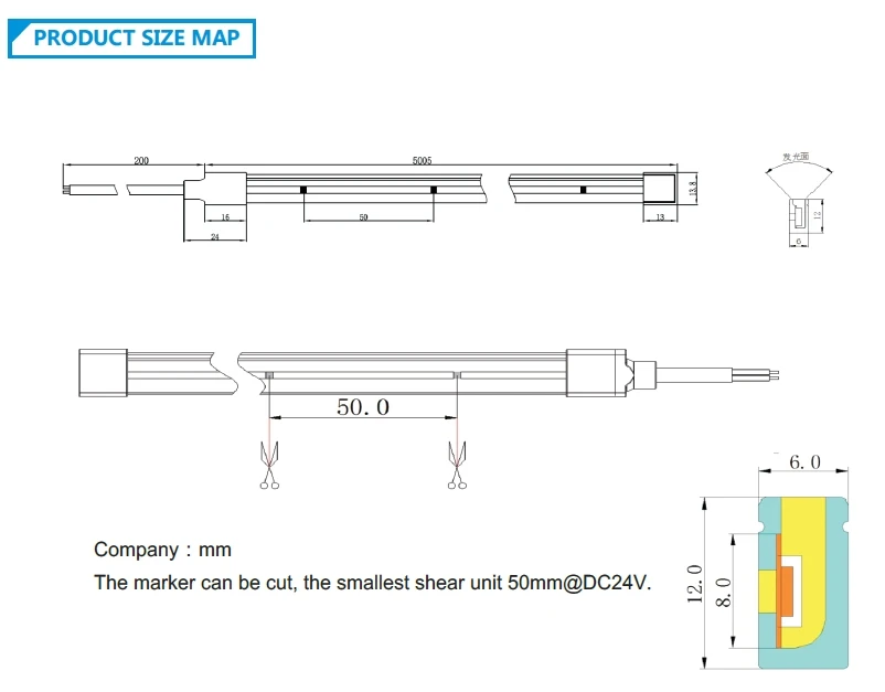 24VDC снаружи светодиодное ленточное освещение Водонепроницаемый IP68 SMD2835 кремния светодиодный неоновые полосы для внутренней и наружной