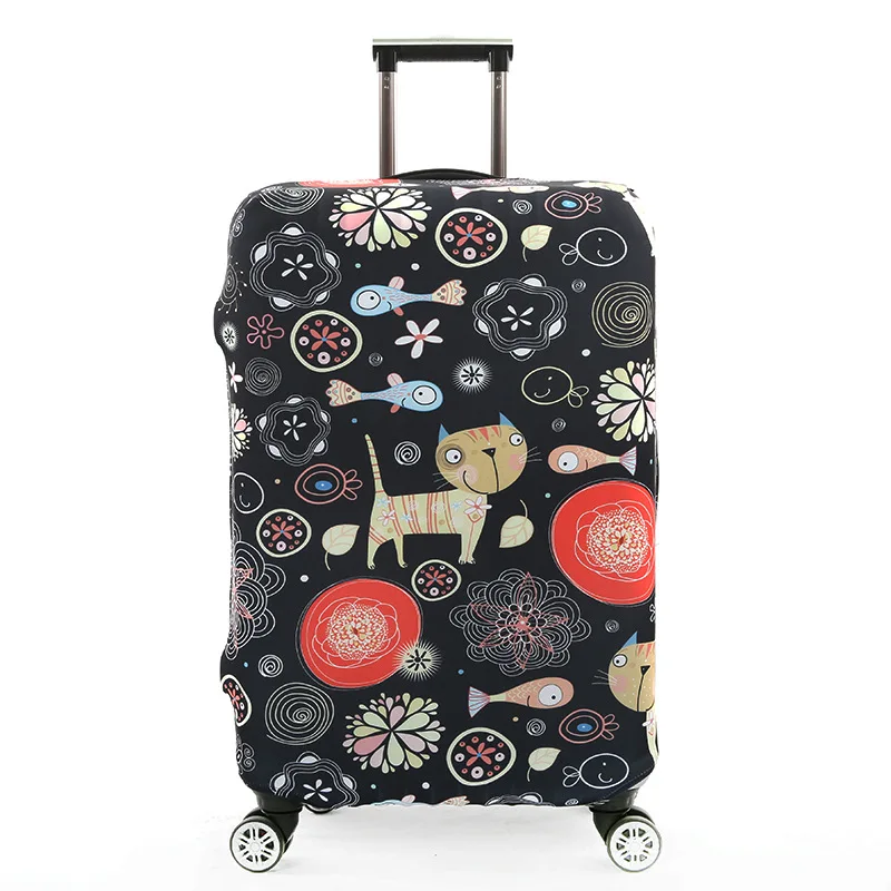 JULY'S SONG Luggage Protective Cover For 18 to 32 inch Trolley Suitcase Elastic Dust Bags Luggage Case Travel Accessories Supply JULY'S SONG Luggage Protective Cover For 18 to 32 inch Trolley Suitcase Elastic Dust Bags Luggage Case Travel Accessories Supply