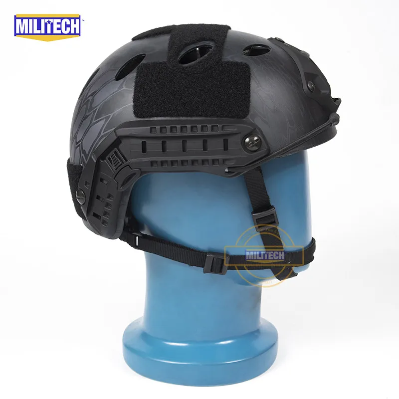 MILITECH Быстрый KPBK PJ карбоновый стильный вентилируемый Тактический шлем для