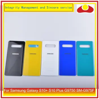

10Pcs/lot For Samsung Galaxy S10+ S10 Plus G9750 SM-G975F Housing Battery Door Back Glass Cover Case Chassis Shell Replacement