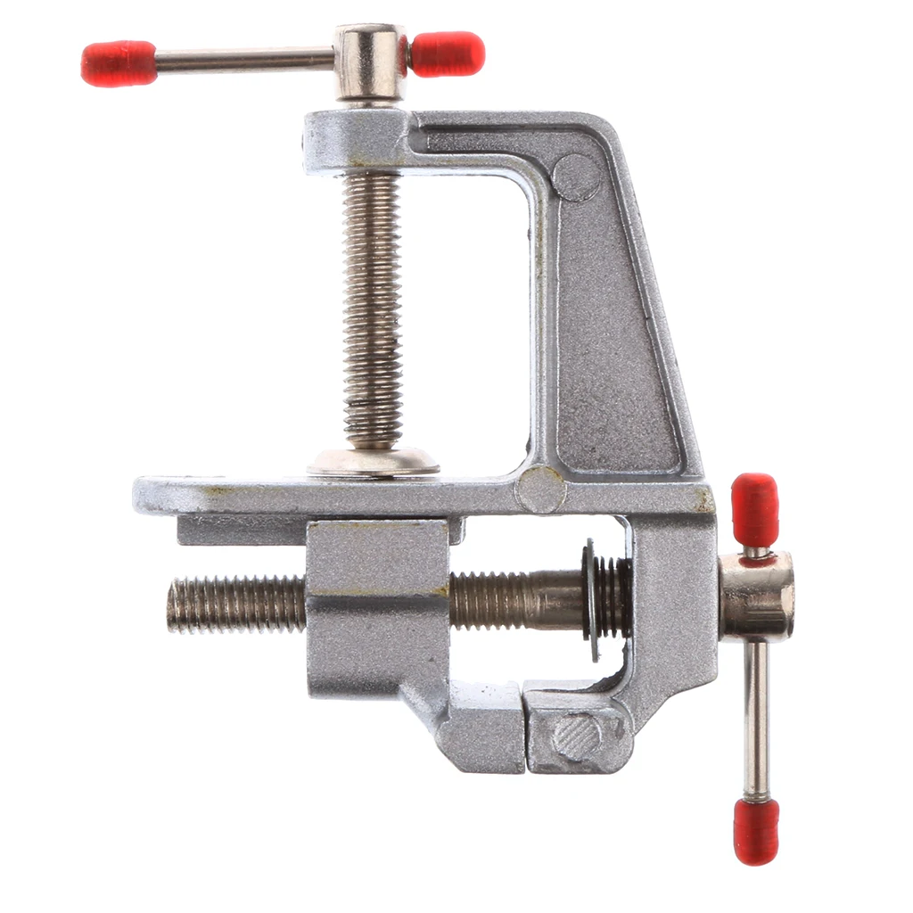 

Mini Table Vice Craft Bench Vise Work Clamp On Bench Aluminum Miniature for Hobby Jewelry Model Craft Art Finishing Soldering