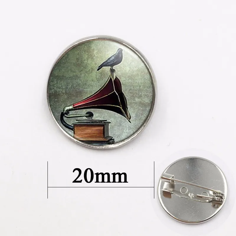 Silver brooch