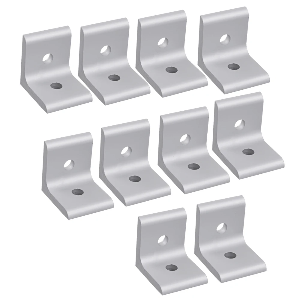 10 Pieces 2 Hole 4040 Series Inside Corner Bracket for Aluminum