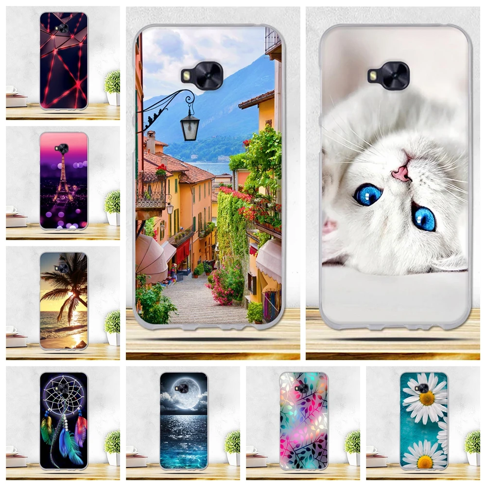

For Asus ZenFone4 Selfie Pro ZD552KL Case Silicon Soft Tpu Pattern Cover For Asus Zenfone 4 Selfie Case 5.5 ZD552KL Case Cover