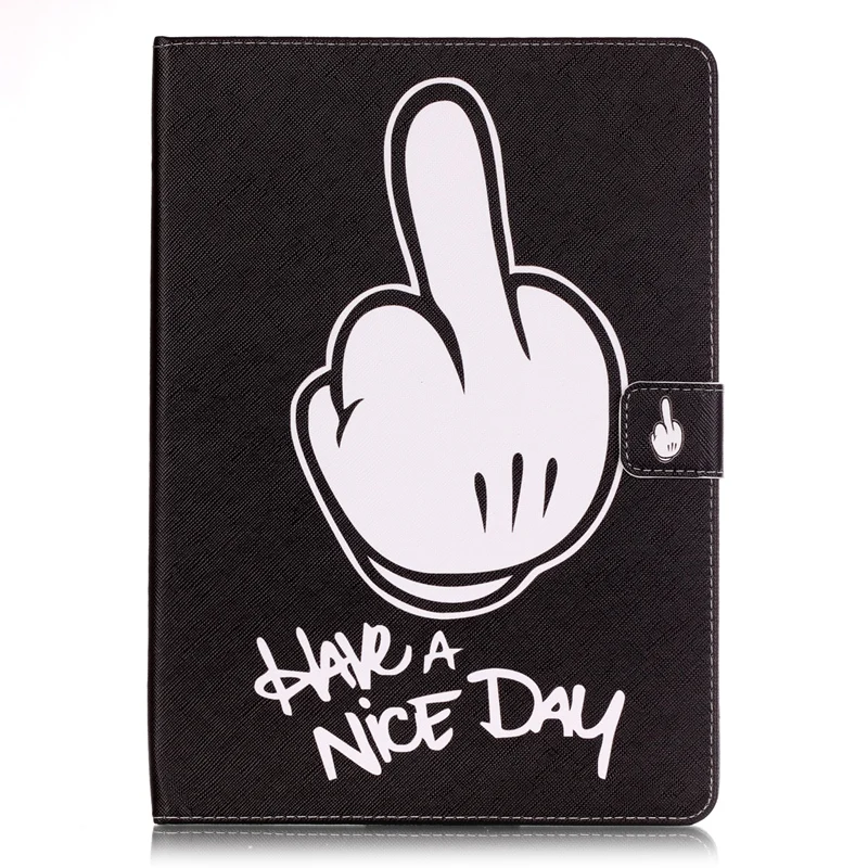 

Have a nice day Pattern PU and PC Material Support Protective Cover Case for iPad mini 1 2 3