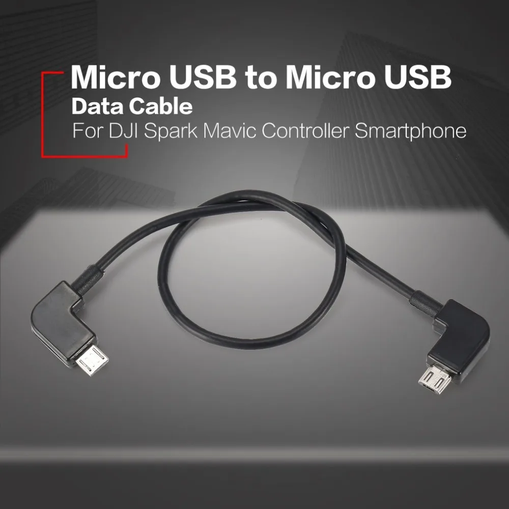 Data Cable for DJI Spark Mavic Pro Air Control Micro USB to Micro USB