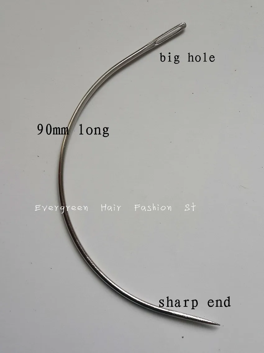 Wholesale 1008pcs Big Type 90mm C Type Hair Weaving Needle Sewing