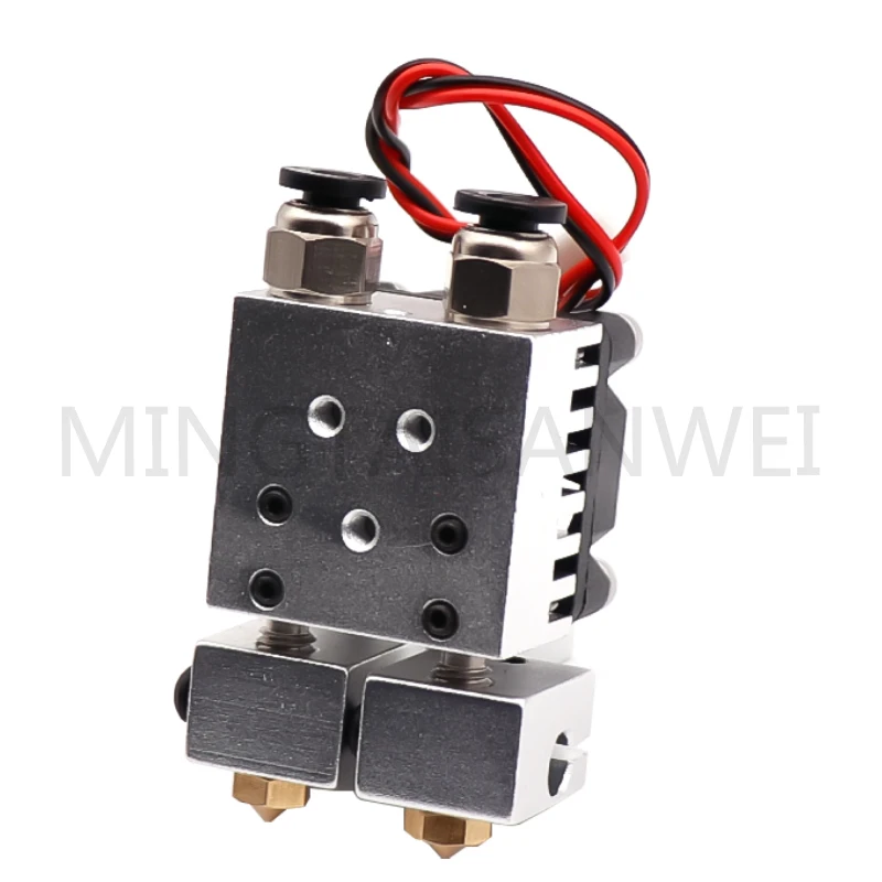 12 В 40 Вт 2 в Out экструдер двойной металлический угпрад для 3D Chimera Hotend Kit мульти