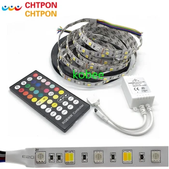 

LED Strip 5050 RGB+CCT 5 Colors IP20 DC12V 60LEDs/m LED Light Home Decoration Flexible SMD5050 LED Strip 5M/lot