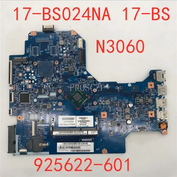 

Free shipping for 17-BS024NA 17-BS Series 925622-601 laptop motherboard with N3060 CPU working well