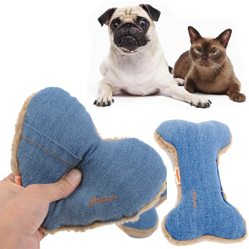 

Plush Pet Dog Cat Sound Squeakers Squeaky Toy Bone Shape for Small Dog Puppy Chew Play Bone Toy Pet Product