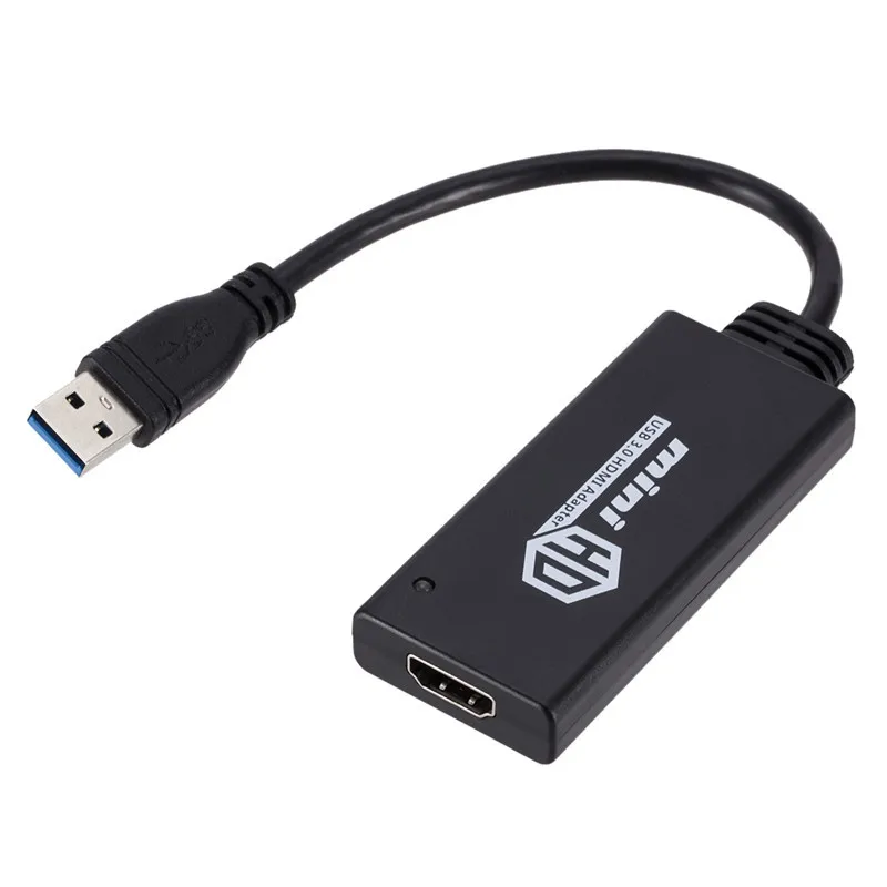 Адаптер с USB 3 0 Папа HDMI Mini HD 1080P адаптер для видеокабеля конвертер ПК и