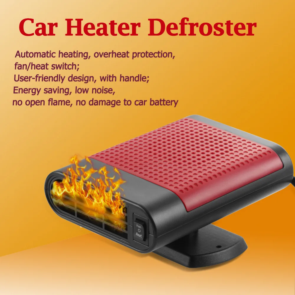 150W Car Parking Heater Portable Electric Heater 12V Winter Warmer