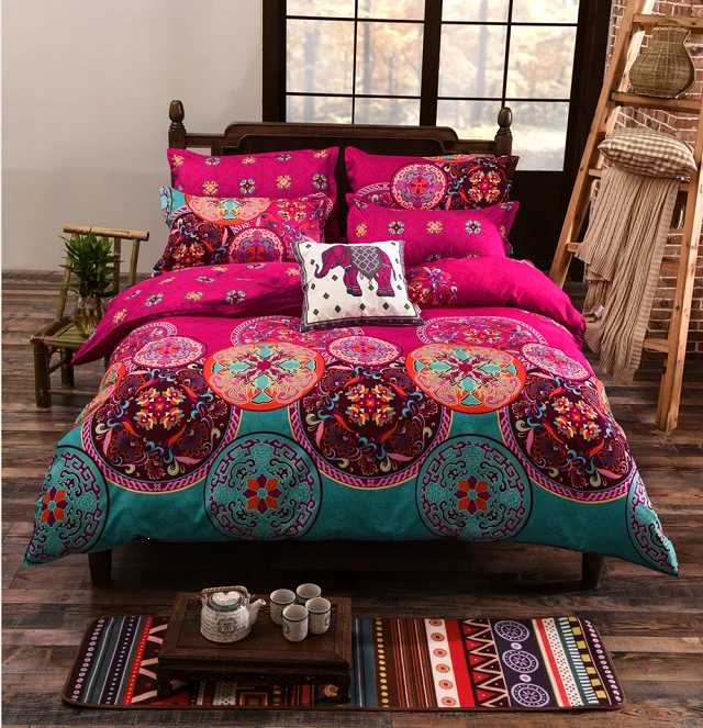 USA Europe Russian Size Bedding Sets King Size Bohemian Duvet Cover Set