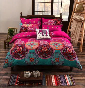 

USA Europe Russian Size Bedding Sets King Size Bohemian Duvet Cover Set Bed Linens Quilt cover Sheet Set Bedding Bedclothes