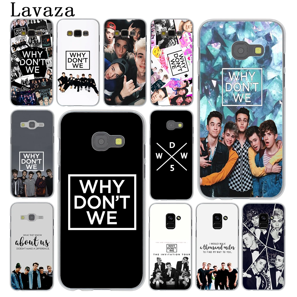 Lavaza Why don't we Hard Phone Case for Samsung Galaxy Note 10 9 8 A9 A8 A7 A6 Plus 2018 A3 A5 2015 2016 2017 A2 Cover | Мобильные
