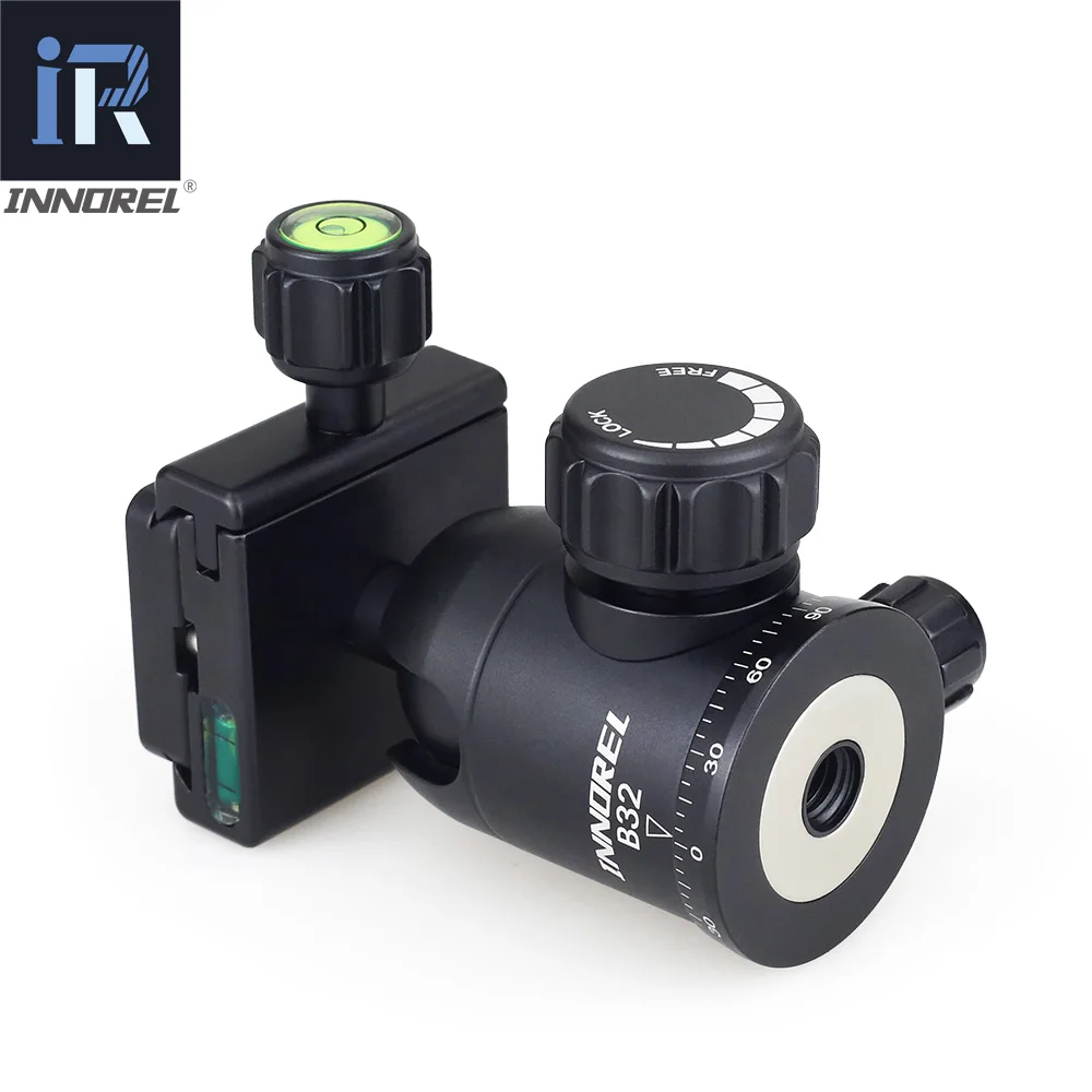 B32/B36/B44 camera tripod ball head for photography Panoramic 50mm/60mm quick release plate of Arca-Swiss tripod ball head camera panoramic head