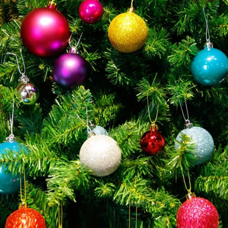 24 шт., 3 см, пластиковые шары из полистирола для моделирования, рождественские, новогодние, вечерние, украшения, подарки, 7ZHH181
