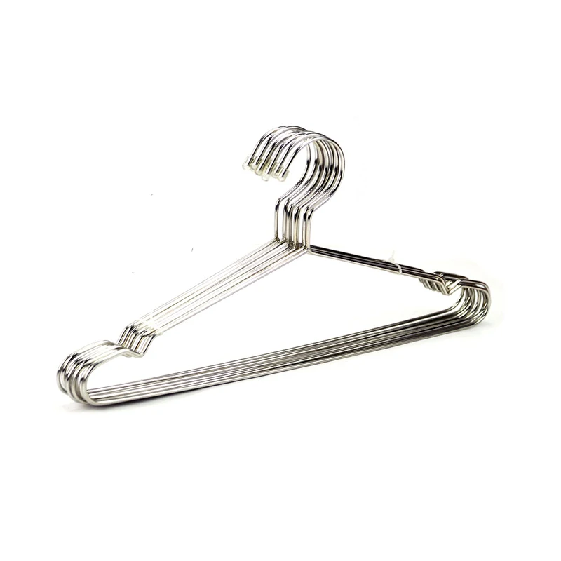 Solid stainless steel hanger rod for hanging clothes drying racks wet